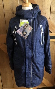 NWT PREMONT CANADIAN CANADA Blue Snow Jacket Waterproof Windproof Size 13 Unisex - Picture 1 of 9