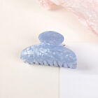Vintage Hair Clips For Girls Claw Clip New Marble Textured Barrette Crab
