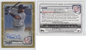 2020 Bowman Chrome Prospect Gold Refractor /50 Raimfer Salinas #CPA-RS Auto