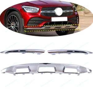 Front Bumper Molding Trim Cover For Mercedes Benz GLC GLC300 GLC350e 2019-21 - Picture 1 of 11