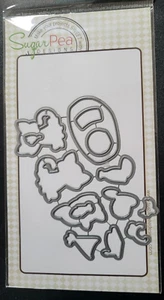 SUGAR PEA DESIGNS Smitten Kitten Die Set Kitty Cat SPD-00096 - Imagen 1 de 1