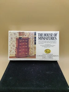 NOS The House of Miniatures Chippendale Chest on Chest Kit #40009 ungeöffnet. - Bild 1 von 7