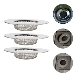 3 Pcs Sink Strainer Bathroom Hair Catcher for Shower Tub Drain Protector - Picture 1 of 12