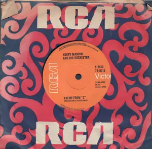 Henry Mancini - Theme From ''Z"/Theme From "The Molly Maguires", 1970 Aus 45 - Picture 1 of 4