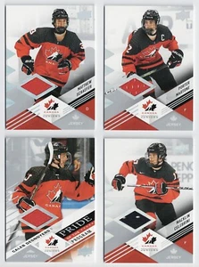 Camiseta deportiva 2024 2024-25 Upper Deck Team Canada Juniors usada en juegos ¡Elige de la lista!! - Imagen 1 de 64