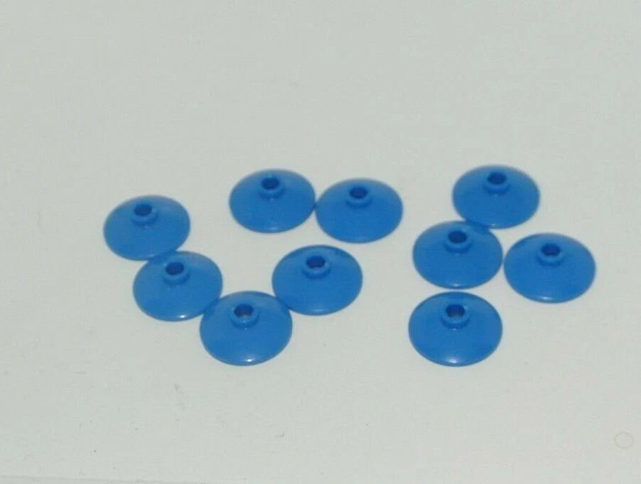 LEGO Espace : 10x Disque Radar 2 x 2 - Réf 4740 bleu - Set 75280 6986 75002  - Photo 1/1