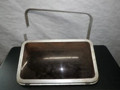 DE COLECCIÓN Manivela Pequeña Burbuja Techo Corredizo Oeste Personalizado Ventana Coche Furgoneta Camión ALUMINIO Foto 1 de 4