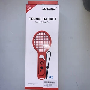 dobe tennis racket for N-S joy-pad X2 Red And Blue New In Box - Picture 1 of 2