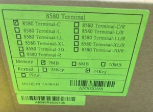 CIPHER LAB 8580 TERMINAL C 2MB-44KEY A8500RS000105 - Imagen 1 de 7