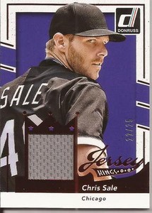 2016 2017 Panini Donruss Baseball Rookie Foil Parallel Game Used Jersey You Pick