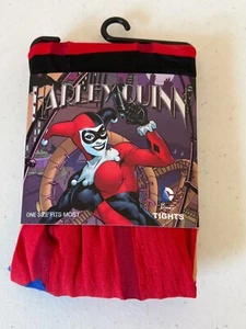 Bio World Harley Quinn DC Comics Tights One Size Fits Most Knee High New - Picture 1 of 3
