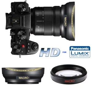 HD ULTRA WIDE ANGLE LENS FOR Panasonic Lumix DC-S5 Camera with 20-60mm Lens - Picture 1 of 11