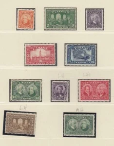 CANADÁ (MK5642) # 135,141-148 F-VF-6MNH/4LH 60TH ANV. CONFEDERACIÓN++ CV $169 - Imagen 1 de 1