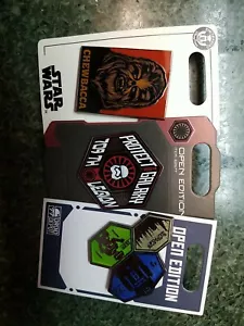 Disney Star Wars 3 Pin Lot Brand new Disney Parks - Picture 1 of 1