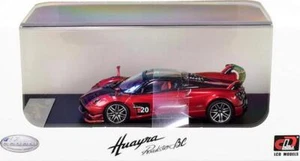 Pagani Huayra Roadster BC Red Metallic and Carbon with Red and White Stripes Car - Picture 1 of 2