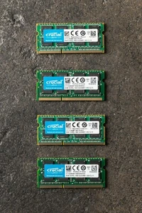 Crucial 32GB Kit (8GBx4) DDR3/DDR3L 1866 MT/s (PC3-14900) Unbuffered SODIMM 204- - Picture 1 of 1
