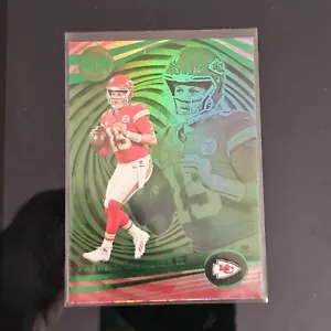 Panini Illusions 2023 Patrick Mahomes #52 Green Parallel Kansas City Chiefs - Picture 1 of 2