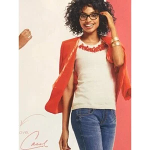 NWT Cabi #216 Jane Jacket Red Peplum Career Corporate Corpcore Office Size 4 - Picture 1 of 8
