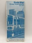 1975 May Chicago Transit Authority Cta Route Map Train L Subway Bus Spirit Of 76
