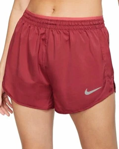 Nike Womens Shorts Red Tempo Lux 3” Running Training Gym Dusty Red BV2945-661 - Picture 1 of 4