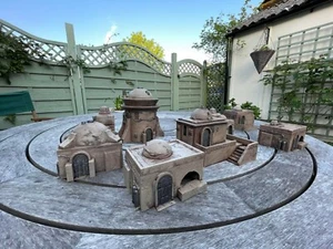 3d Printed Terrain, 40k Desert huts, Star Wars Legion, Terrain By Txarli Factory