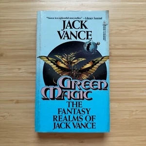 Green Magic: The Fantasy Realms of Jack Vance 1988 1st Tor Printing PB Fantasy - Imagen 1 de 11