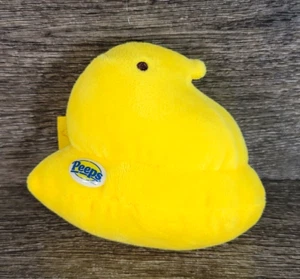 Peeps Plush 2014 Just Born Stuffed Yellow Peep Chick Plush - Picture 1 of 7
