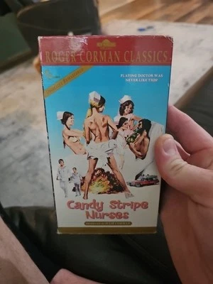 CANDY STRIPE NURSES (1974) Sealed VHS New Horizons Sexploitation Medical Comedy - Image 1 of 4