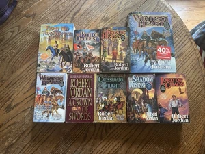 The Wheel of Time Book Lot PB WoT Robert Jordan Fantasy Original Covers - Picture 1 of 6