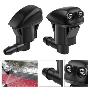 2X Boquilla de parabrisas Frontal Limpiador Pulverizador de agua Rociador Lavadora Universal - Imagen 1 de 9