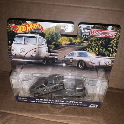 2019 Hot Wheels Porsche 356A Outlaw Volkswagen Transporter T1 Pickup New - Image 1 of 4