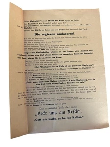 Antipreußisches Flugblatt aus Bayern: "Leckt uns am Arsch" - Bild 1 von 1