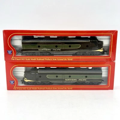 2x NEW IHC HO Scale Model E-8 A Powered Northern Pacific #1927 Diesel Locomotive - Image 1 of 4
