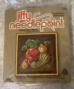 Kit de punta de aguja Jiffy "Calabaza y perejil" de Sunset Designs #5204 - Imagen 1 de 4