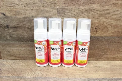 4 botellas - Sí, limpiador en espuma diario, pomelo, 5 fl oz (150 ml) Foto 1 de 2