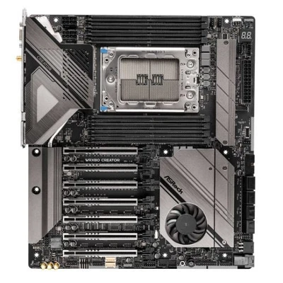 Asrock WRX80 CREATOR R2.0 Amd Wrx80 Swrx8 Eatx 8 Ddr4 Wi-Fi 6E Thunderbolt 4 Dua - Image 1 of 3