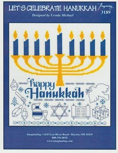 Let's Celebrate Hanukkah by Imaginating cross stitch pattern - Picture 1 of 1