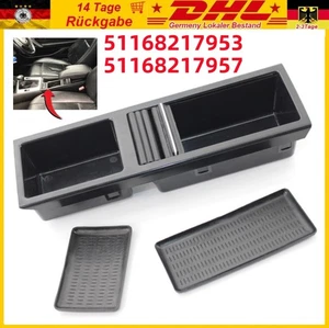 Getränkehalter Mittelkonsole Einsatz Mit Rollo Ablagefach Für BMW 3er E46 98-07. - Bild 1 von 13
