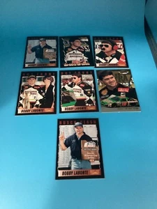 7 tarjetas coleccionables Bobby LaBonte NASCAR en fundas - Imagen 1 de 3