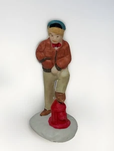 Its A Wonderful Life Holiday Weihnachtsdorf ERNIE THE CABBIE Figur Zielscheibe - Bild 1 von 3