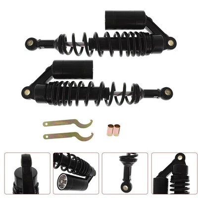 For Honda Yamaha 13.5'' 340 Motorcycle Air Shock Absorber Suspension Damper Foto 1 de 4