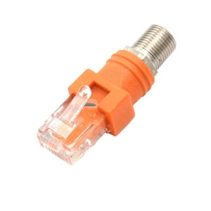 Reliable RJ 45 Male To RF Female Connector Adapter for Quick Installation - Picture 1 of 9