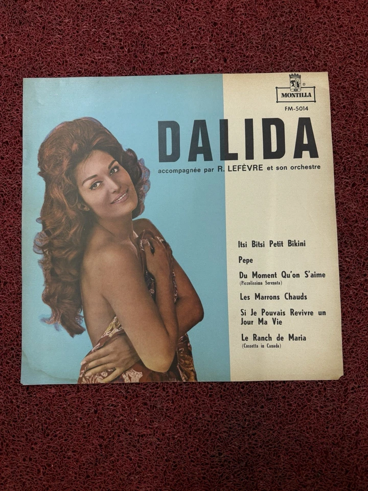 DALIDA  very  rare   Cover colombia  vinyl  lp first edi 1962 look jup - Image 1 of 4