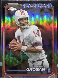 2024 Topps Chrome Steve Grogan #132 Refractor New England Patriots *Buy 2 Get 1 - Picture 1 of 3
