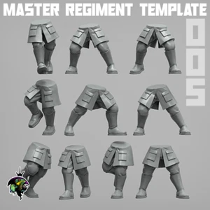 Master Regiment Infantry Legs Set x10 Reptilian Overlords - Picture 1 of 2