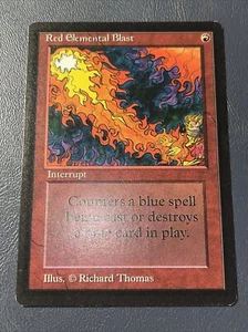 Red Elemental Blast X (1) Beta LP mtg - Bild 1 von 2