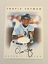 Travis Fryman 1996 Leaf Authentic Signature Series Autograph Auto Detroit Tigers