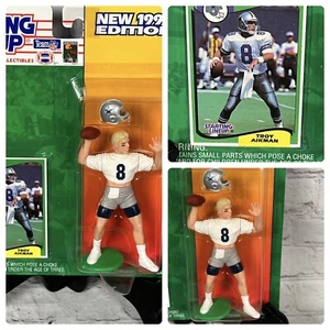 1994 Kenner a Partir Alineación Troy Aikman Dallas Vaqueros Hof NFL Figura Vtg - Imagen 1 de 5