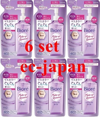 KAO Biore Perfect Oil Refill 210 ml Desmaquillante Juego de 6 Foto 1 de 3