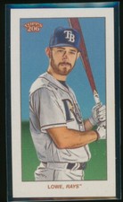 Brandon Lowe - 2020 Topps 206 Wave 1 Old Mill Back - PR: 50 - Tampa Bay Rays